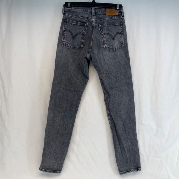 Levis High Waist Skinny Jean Black Wash Women’s Size 25 VINTAGE - Picture 3 of 16